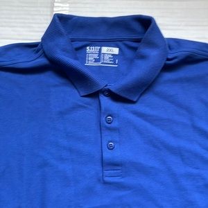 5.11 Tactical Mens 2XL Blue Short Sleeve